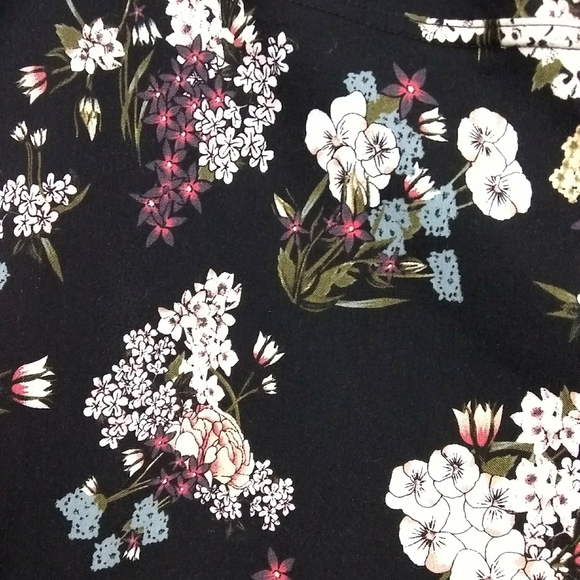SOLD CYNTHIA ROWLEY Womens Floral Print Pants Size 18W - Picture 4 of 7